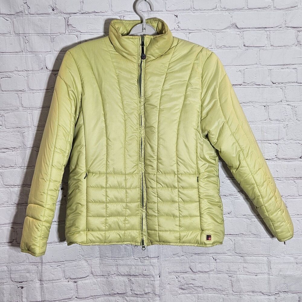 WOOLRICH Womens Size M Puffer Packable Jacket Light Aloe Green 15070
